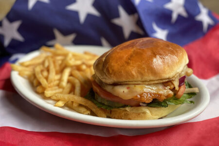 Macs Hot Honey Sandwich for 4th of July Weekend at Mac’s Wood Grilled