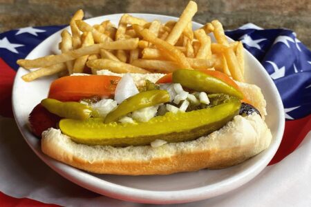 Macs Wood Grilled Polish Sausage 4 09 23 3 for Memorial Day Weekend Specials at Mac’s Wood Grilled