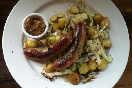 Oktoberfest Sausage for Oktoberfest Specials at Tuman's Tap & Grill