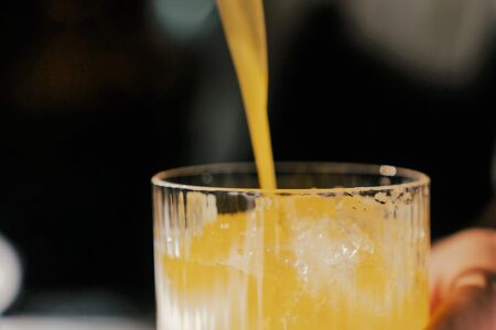 Orange Cocktail for AEW All Out Viewing Party at Mac’s Wood Grilled Labor Day Weekend