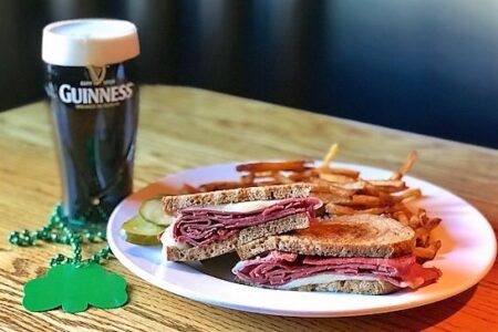Pats Corned Beef With Beer 3 1 21 2 for St. Patrick's Specials at Tuman's Tap & Grill March 12 17