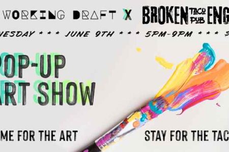 Pop Up Art Show Eventbrite for A Pop Up Art Show is Coming to Broken English Lincoln Park on June 9th