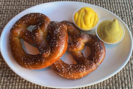 Pretzel Macs Two 1 21 21 5 for Oktoberfest at Mac’s Wood Grilled