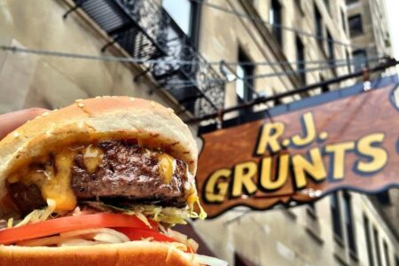 RJ Grunts Burger for Martin Luther King Day Brunch at R.J. Grunts