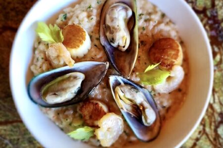 Risotto Formentos for A Very Wixter Winter Collaboration Pairs Up Sustainable Seafood and Chefs