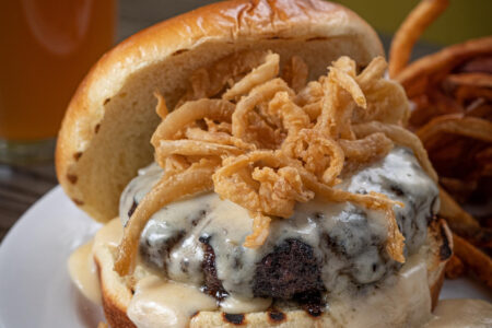 Sissocial Burger 1 for Stolp Island Social Now Open for Brunch & Lunch