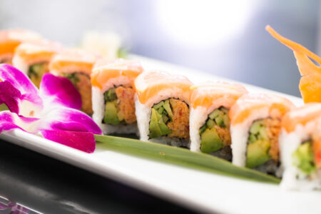 Salmon Avocado Maki 5 for I|O Godfrey Invites Runners in for Post Marathon Recovery Brunch, October 9th