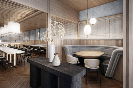 Southport Itoko Interior for Itoko by Boka Restaurant Group Opening Fall 2022