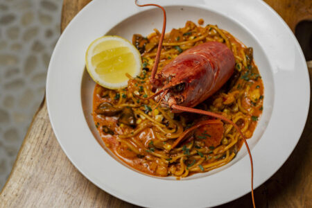 Spaghetti Con Langosta for Costera Cocina Tulum Officially Opens its Doors in Fulton Market