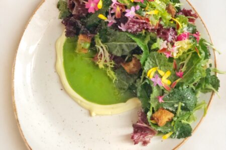 Spring Lettuce Salad for Spring In Full Bloom with the Fairmont Chicago, Millennium Park’s New Seasonal Menus