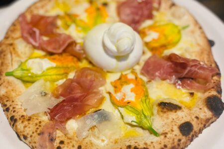 Squash Blossom Pizza Tony Gemignani for Robert's Pizza Welcomes Tony Gemignani with Book Signing & Exclusive Collaborative Pie