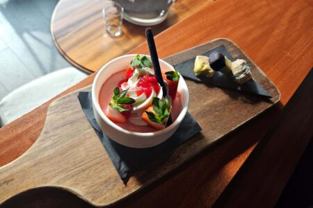 Strawberry Posset for Truth Be Told Offering Special Summer Dessert