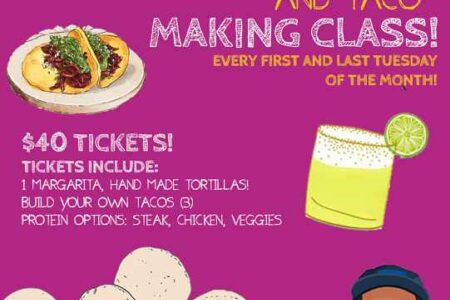 Tortilla Genericflyer for Learn How to Make Tortilla and Taco’s with Chef Marco Colin