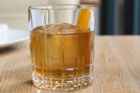 Travelle Old Fashioned for Travelle at The Langham Supporting Hurricane Ida Relief Efforts