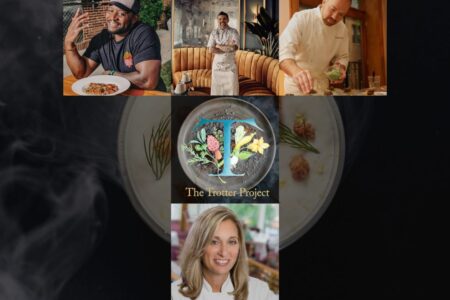 Trotter Dinner Graphic for Chef Richie Farina and Adorn Restaurant Hosting Celebration of Excellence Dinner with The Trotter Project, October 18th