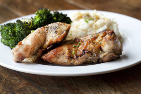 Tumans Chicken Entree for New Year’s Eve at Tuman’s Tap & Grill