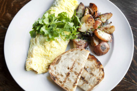 Tumans Omelet for New Year’s Day Brunch at Tuman’s Tap & Grill