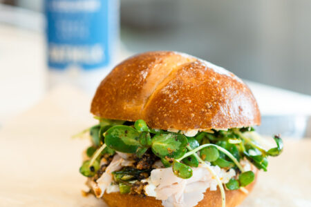 Turkey On Oat Challah Courtesy Kelly Sandos for Publican Quality Bread Heads to the Suburbs