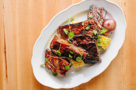 Wood Fired Pork Ribs Courtesy Of Matt Haas 8 for Italian and Polish Cuisine Collide as Maddon's Post Opens Doors