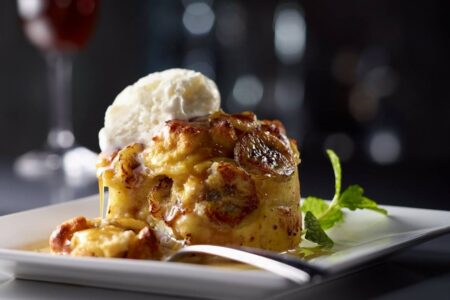 bananas foster for Mother's Day Brunch at Sullivan's Steakhouse