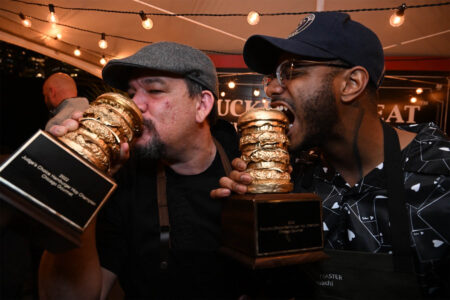 Burger Hop 2022 0000 for Chefs Corey Grupe and Kwame Onwuachi Win Hamburger Hop at Chicago Gourmet