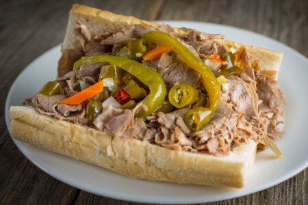 Freddies Beef Sandwich for Fab Freddies Celebrates National Italian Beef Week