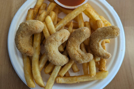 Lawrences Shrimp Plant 2024 0000 Shock N Shrimp At Lawrences for Plant Based Shrimp Debuts at Lawrence's Fish & Shrimp