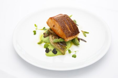 riviera salmon spring2015 982x655 for FIG & OLIVE One Year Anniversary Menu Celebrates Signature Favorites