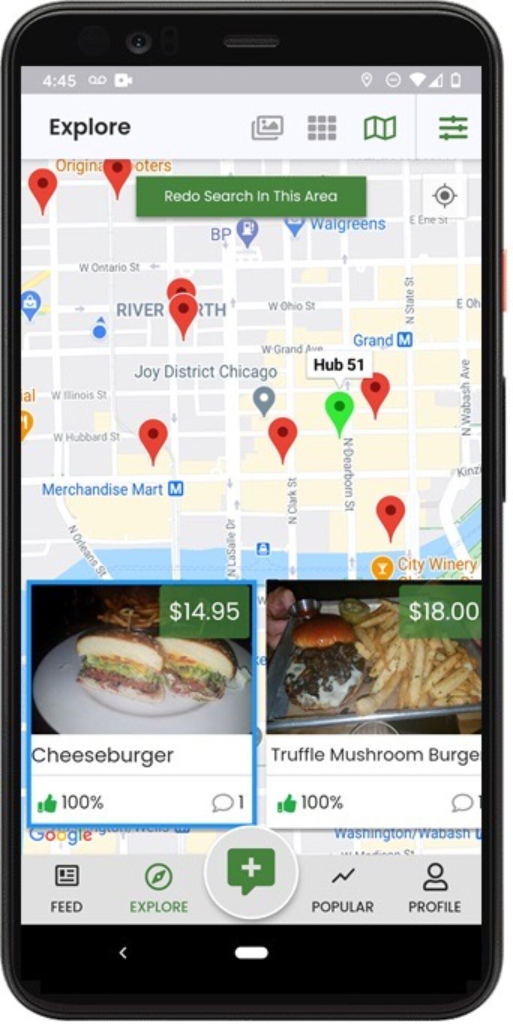 A sneak peek at the Wasabi app (Courtesy of Wasabi) for CFM Asks: Randall Hirsch, CEO of Wasabi, a New Type of Food App