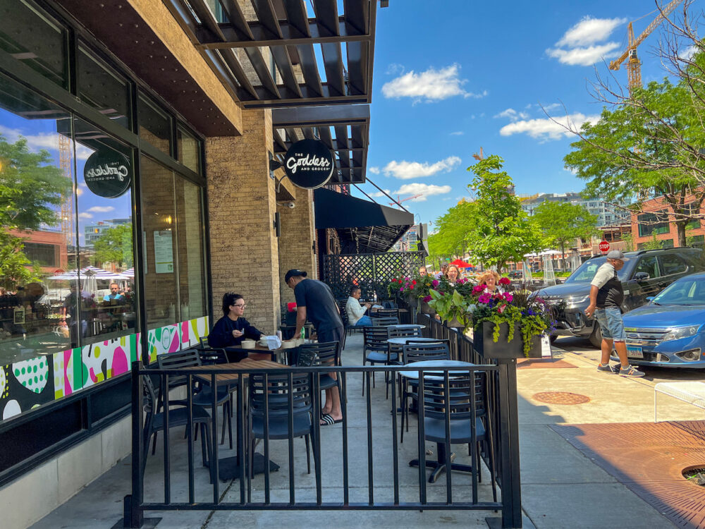 Goddess Fulton Market Patio Photo for Top Places to Dine al Fresco this Summer in Chicago