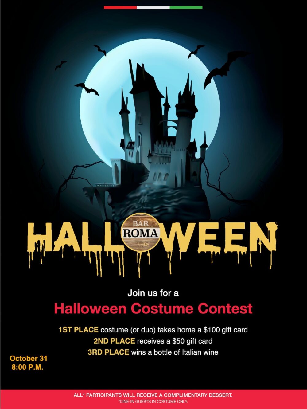Image for Annual Halloween Party at Bar Roma