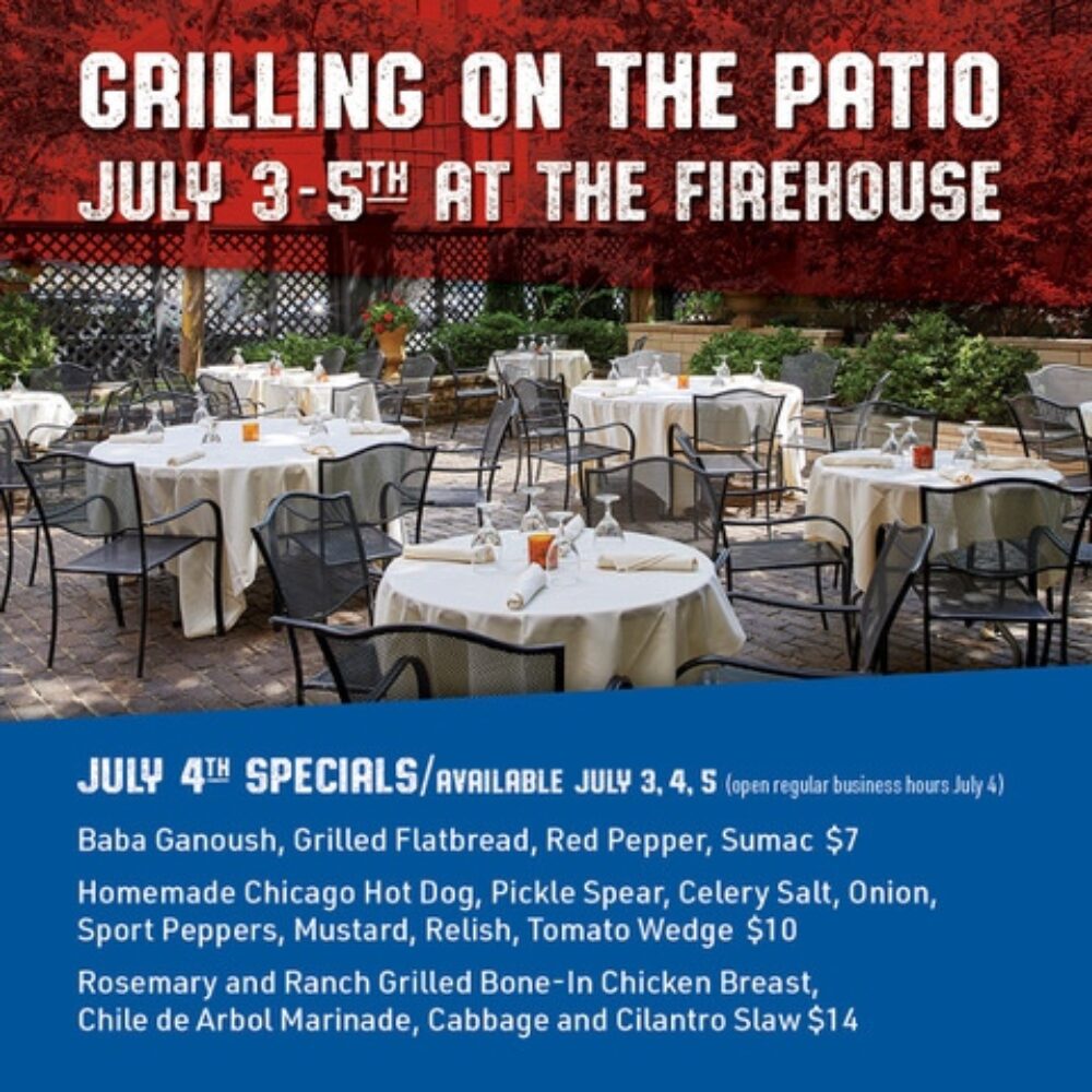 Image for Fourth of July Specials at The Chicago Firehouse
