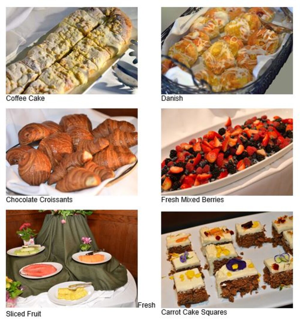 Pastry and Fruit. Photo credit: Cindy Kurman