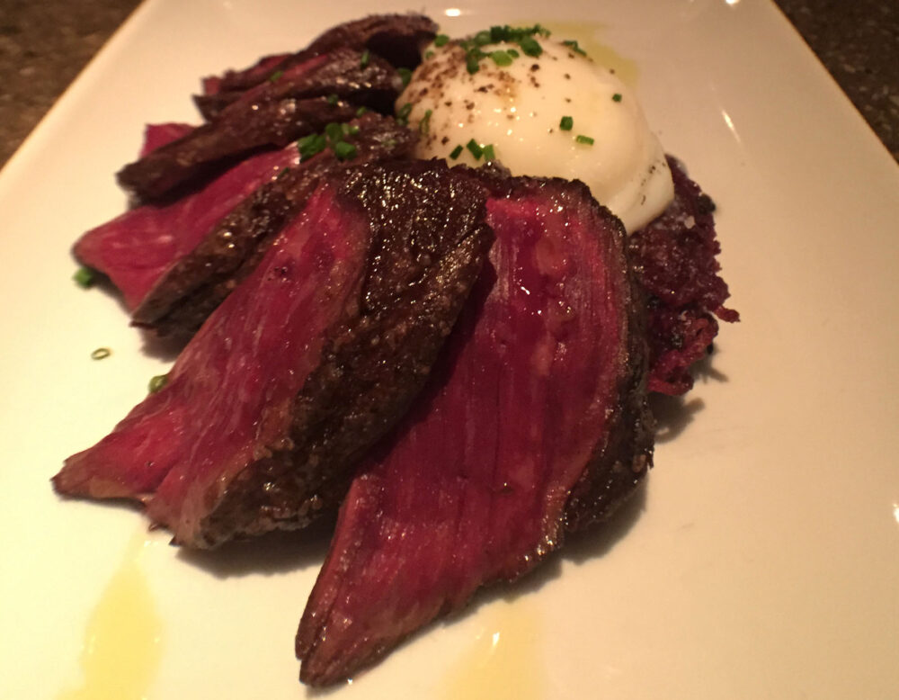 Steak & eggs for Ada Street's Restaurant Week Menu Finds Inspiration in Famous Last Meals