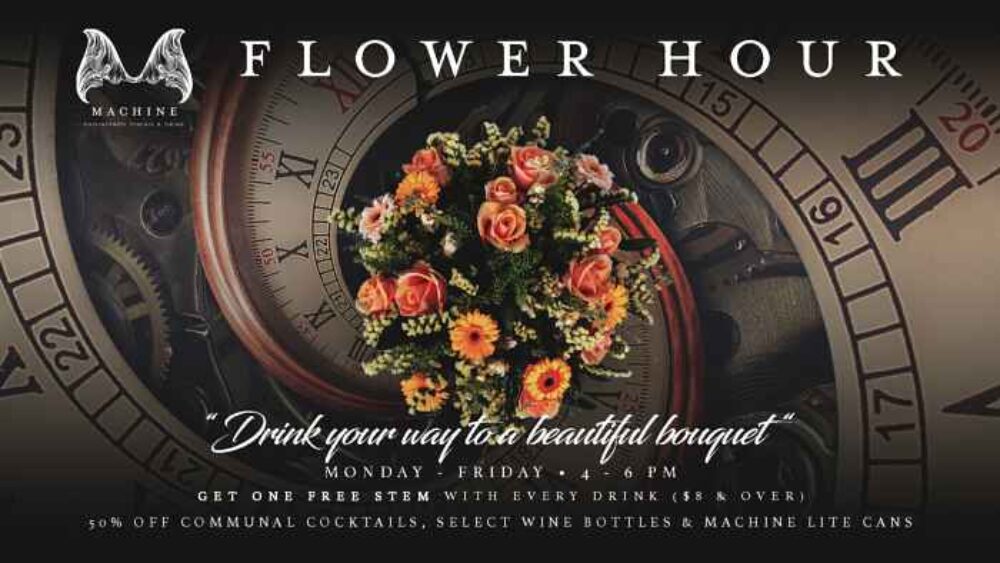 Courtesy of Machine: Engineered Dining and Drink for Machine: Engineered Dining and Drink Launches Flower Hour