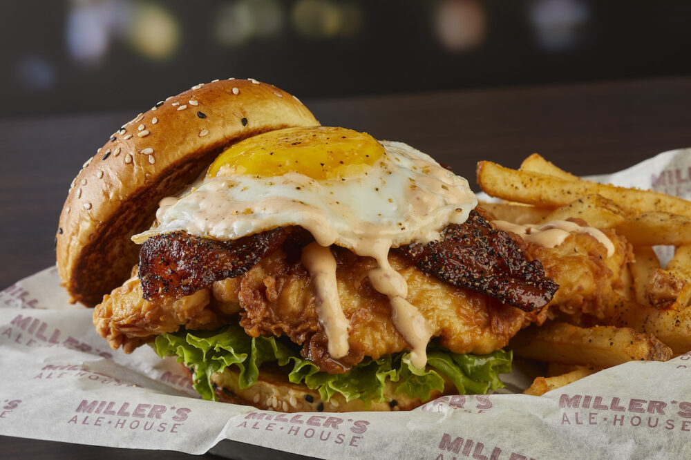 Bacon Egg Chicken Sand 5 for Where to Watch or Grab a Feast for a Crowd this Football Season