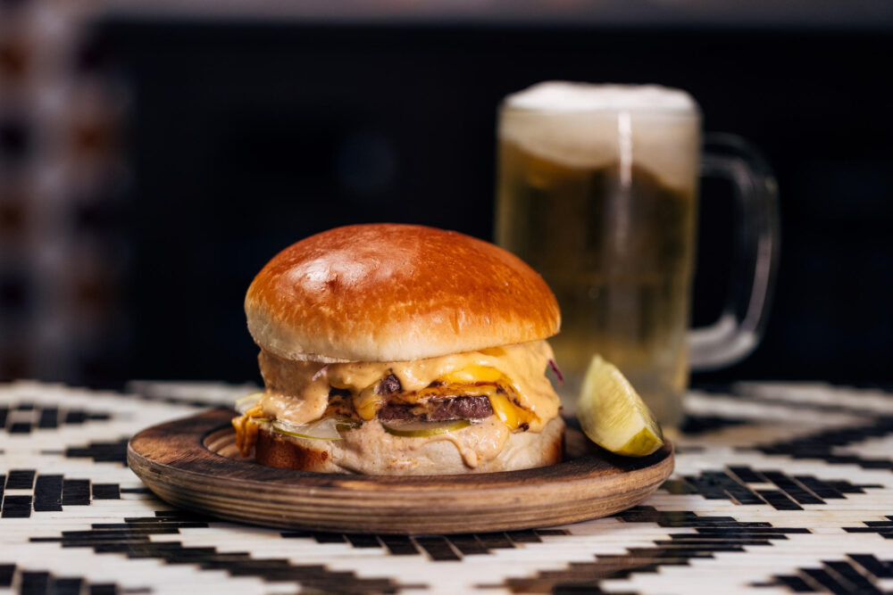 Beatnik West Town Burger for Celebrate National Cheeseburger Day, September 18th, With These Specially Crafted Burgers