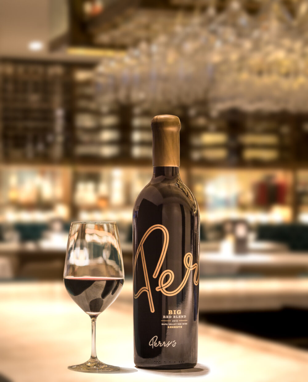 Big Red Blend Wine at Perry's Steakhouse & Grille in Oak Brook