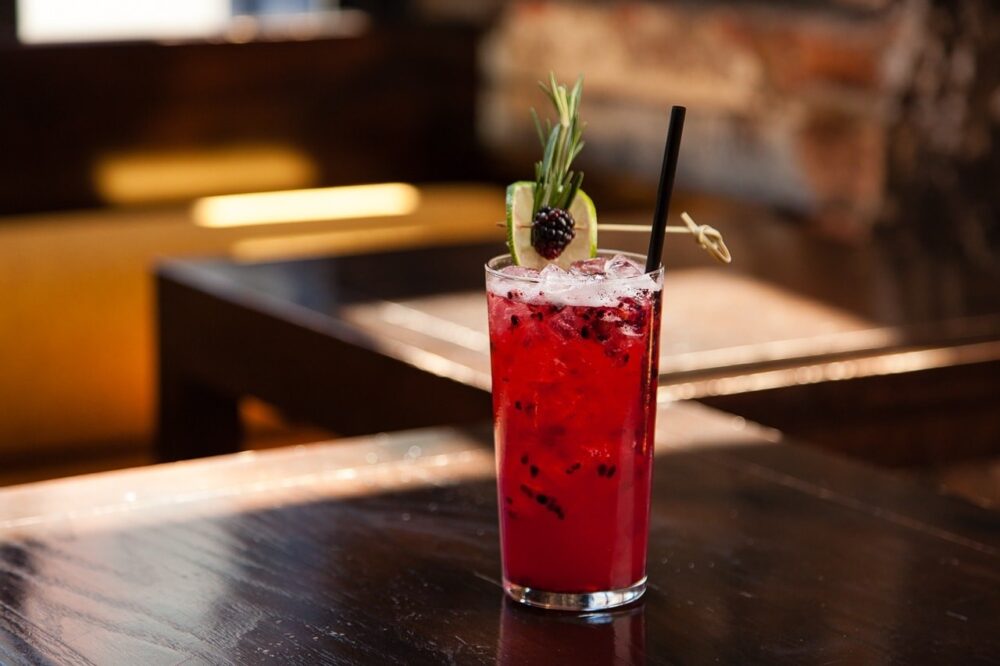 Blackberry Limeade (Photo courtesy of Sunda New Asian) for Dry January? N/A, Mocktails, Zero Proof + More Booze less Picks from Top Chicago Hot Spots