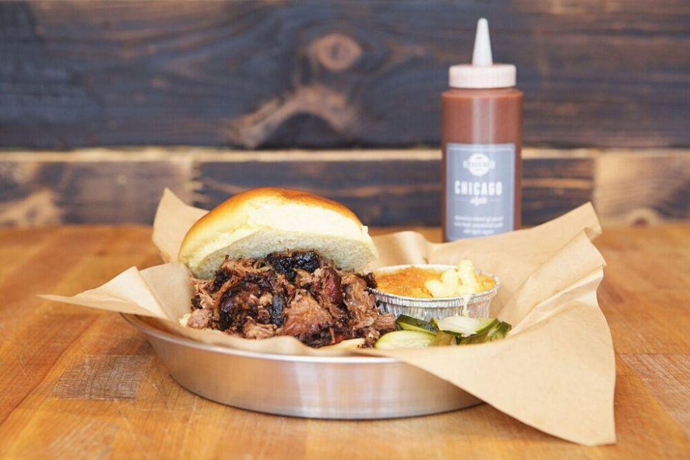 Blackwood BBQ Pulled Pork Sandwich for Blackwood BBQ Opens in Lakeview