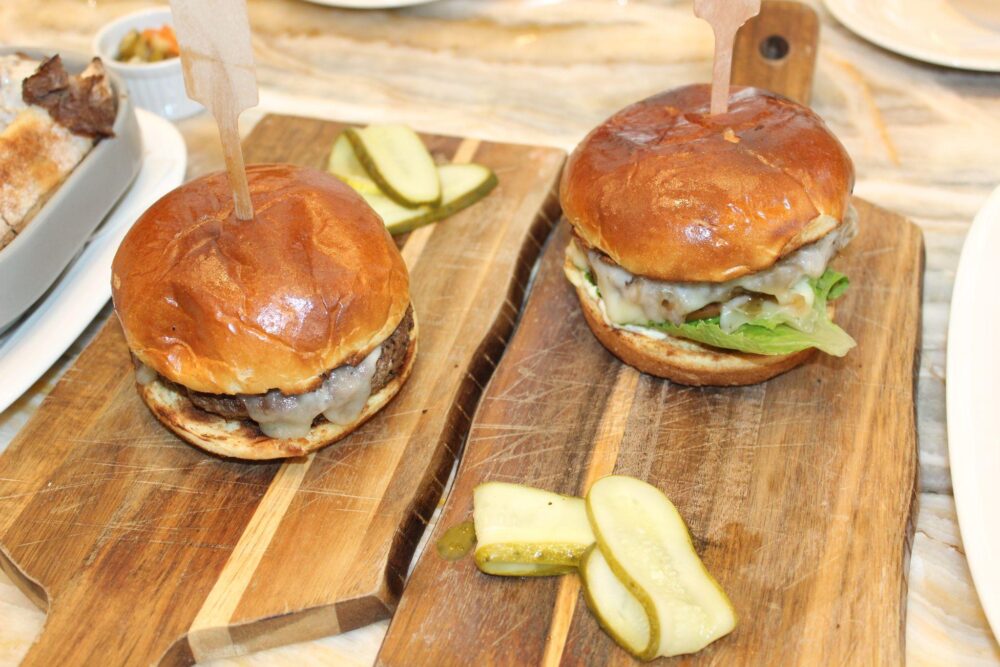 The Canopy Burger (Photo courtesy of Canopy by Hilton Chicago Central Loop) for CFM Asks: Complex Executive Chef, Tim Letsos, of Depot 226 at the Canopy by Hilton Chicago Central Loop