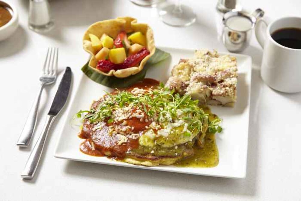 Huevos Divorciados for New Year's Day Brunch at Cantina Laredo