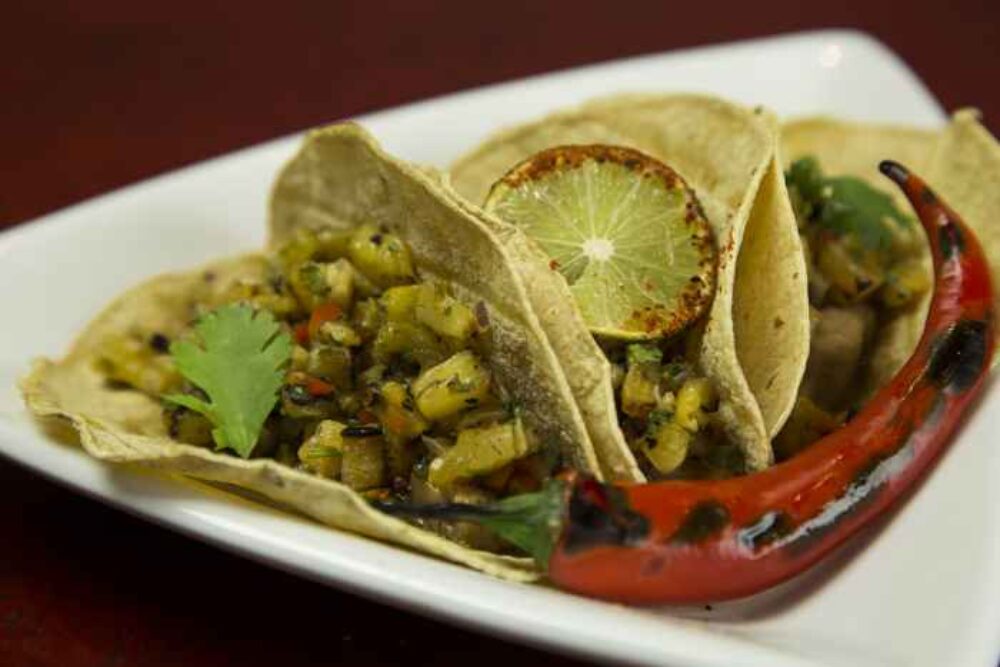 Caribbean Tacos 1 for New Happy Hour and Burger Night at KICK