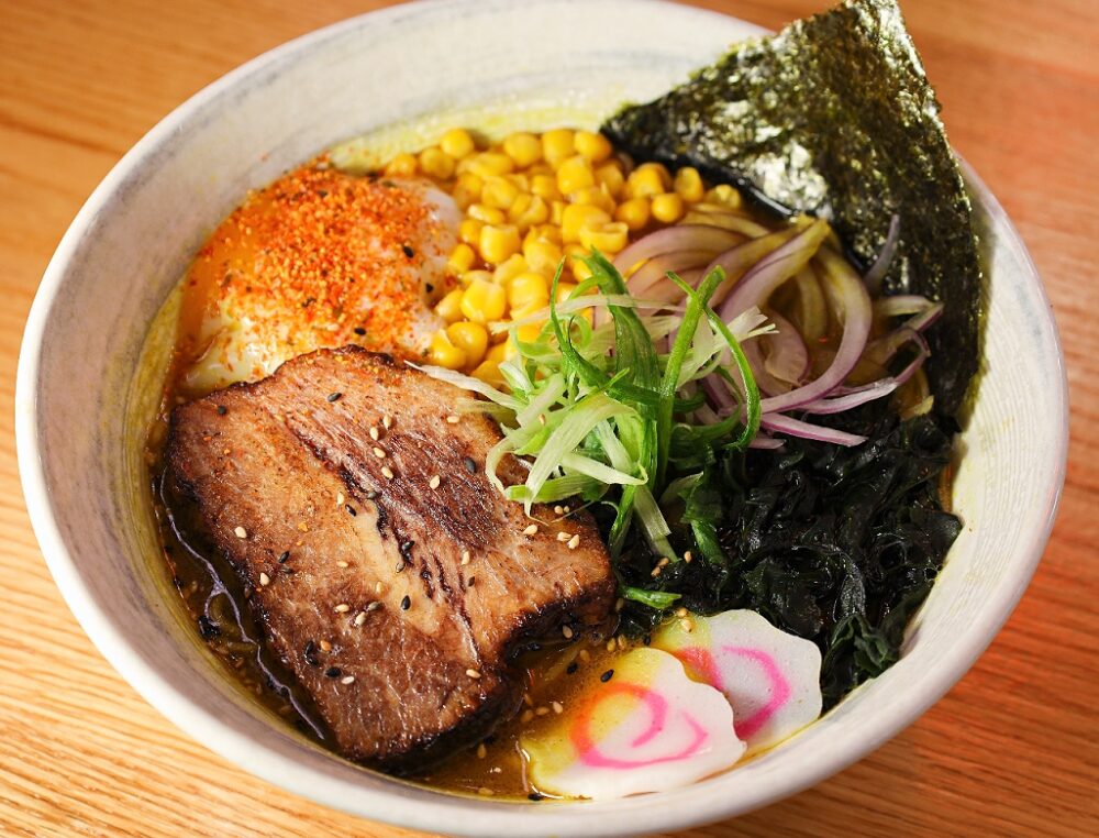 Curry Ramen, with beef cha shu for Gyuro Ramen's New Winter Curry Specials