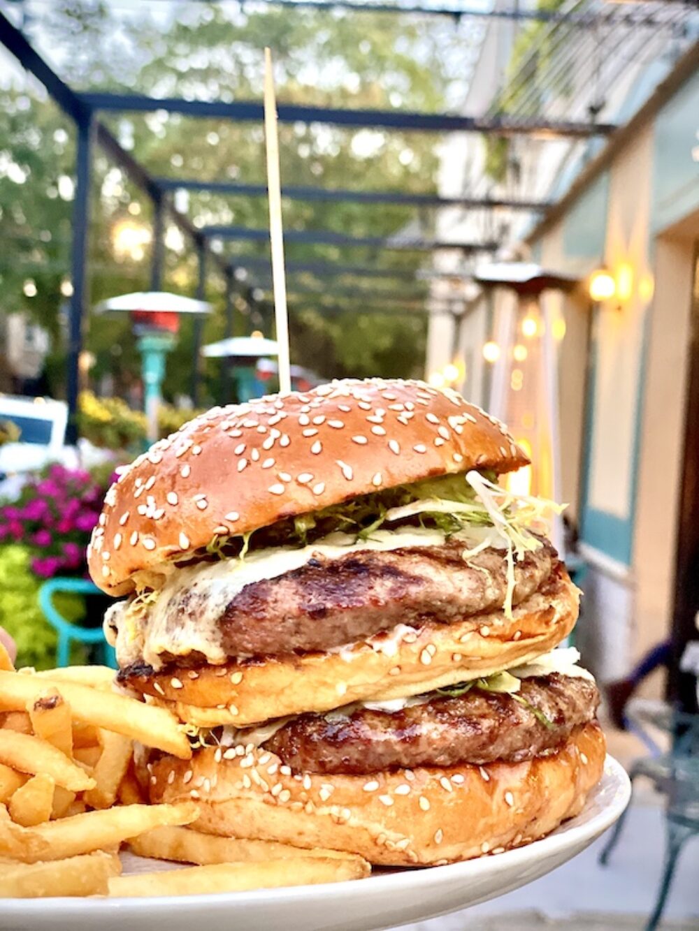 Double Burger Img 7996 for Fourth of July Special at Le Sud