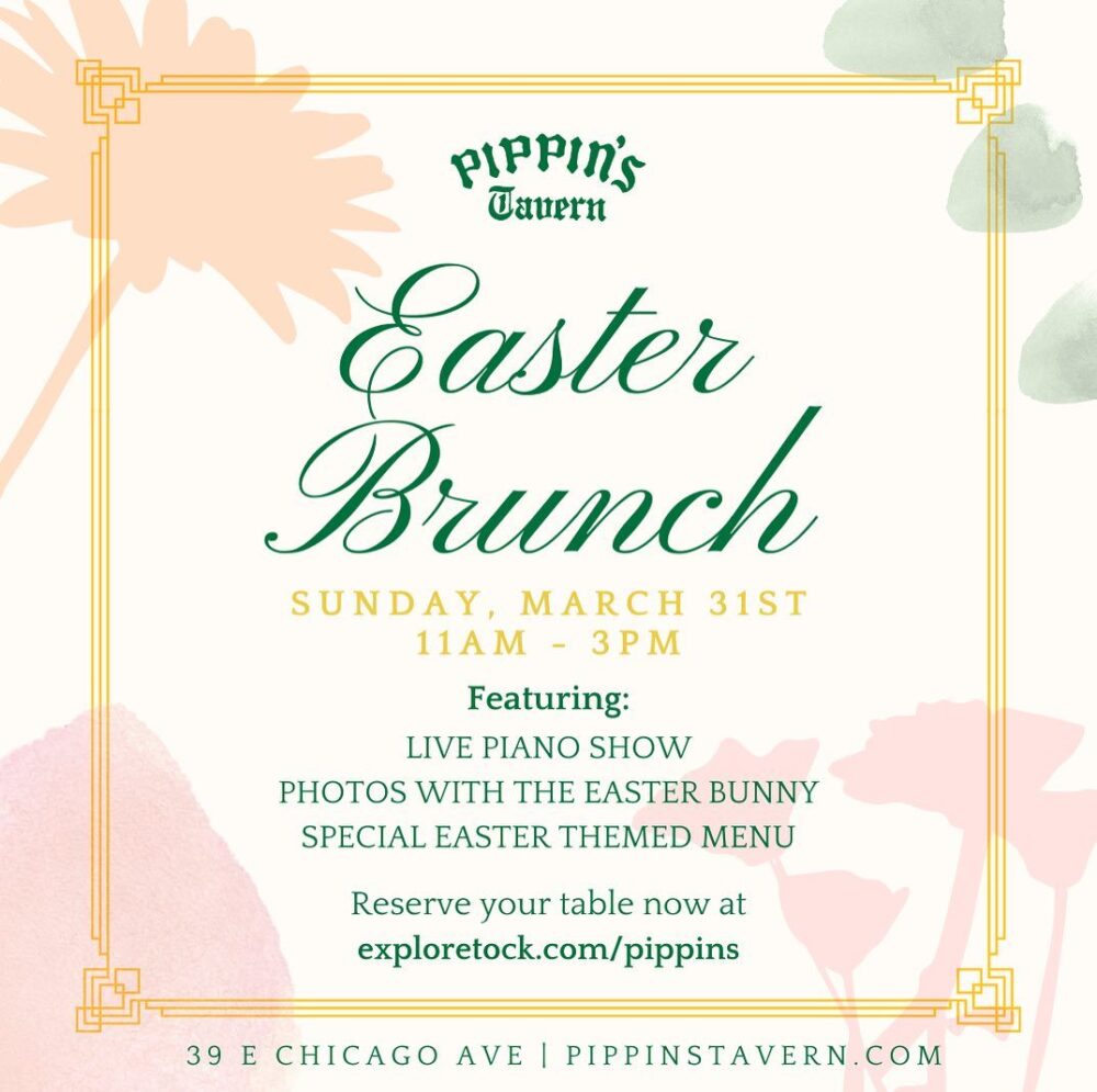 Flyer courtesy of Lodge Management Group for Where to Dine for Easter Feasts with the Whole Family