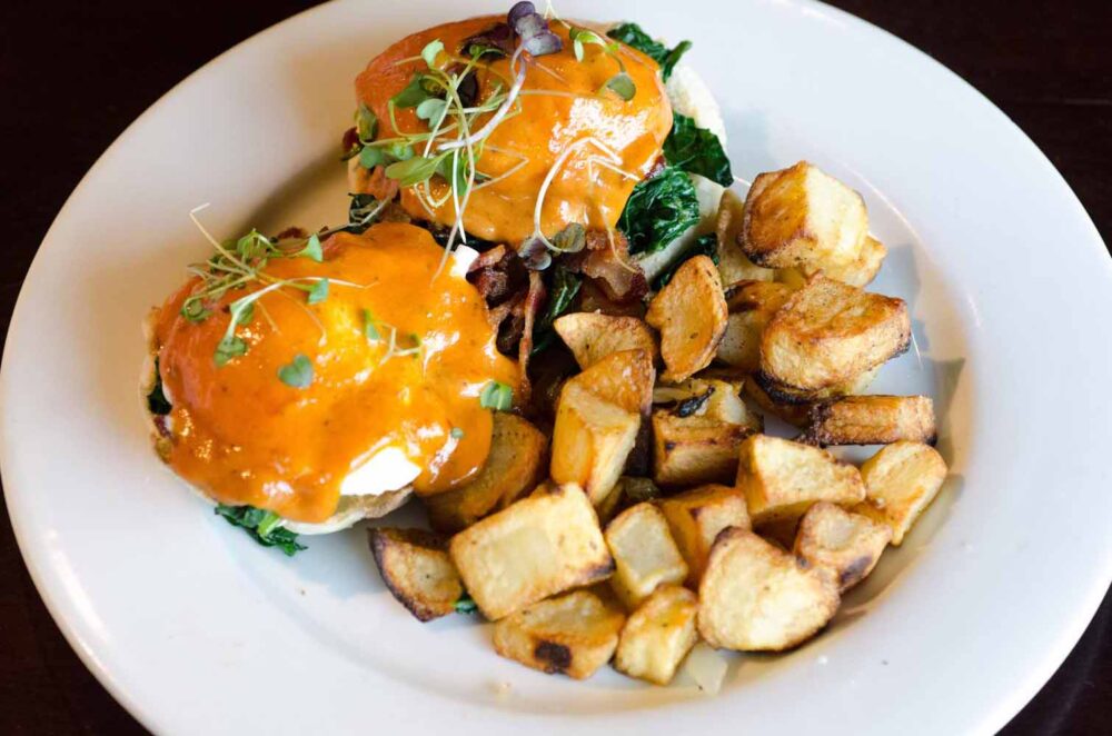 Prairie Grass Cafe Signature Benedict photo credit: Cindy Kurman