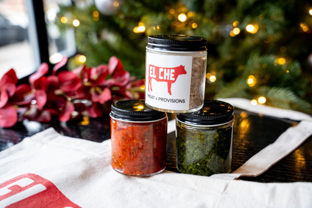 Give the gift of El Che spices that go on everything! (Photo Courtesy of El Che Meat & Provisions) for NYE Happenings Around Chicagoland