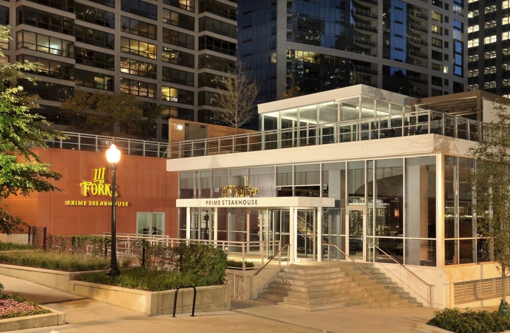 Exterior Iii Forks for Valentine's Day Dining at III Forks Prime Steakhouse