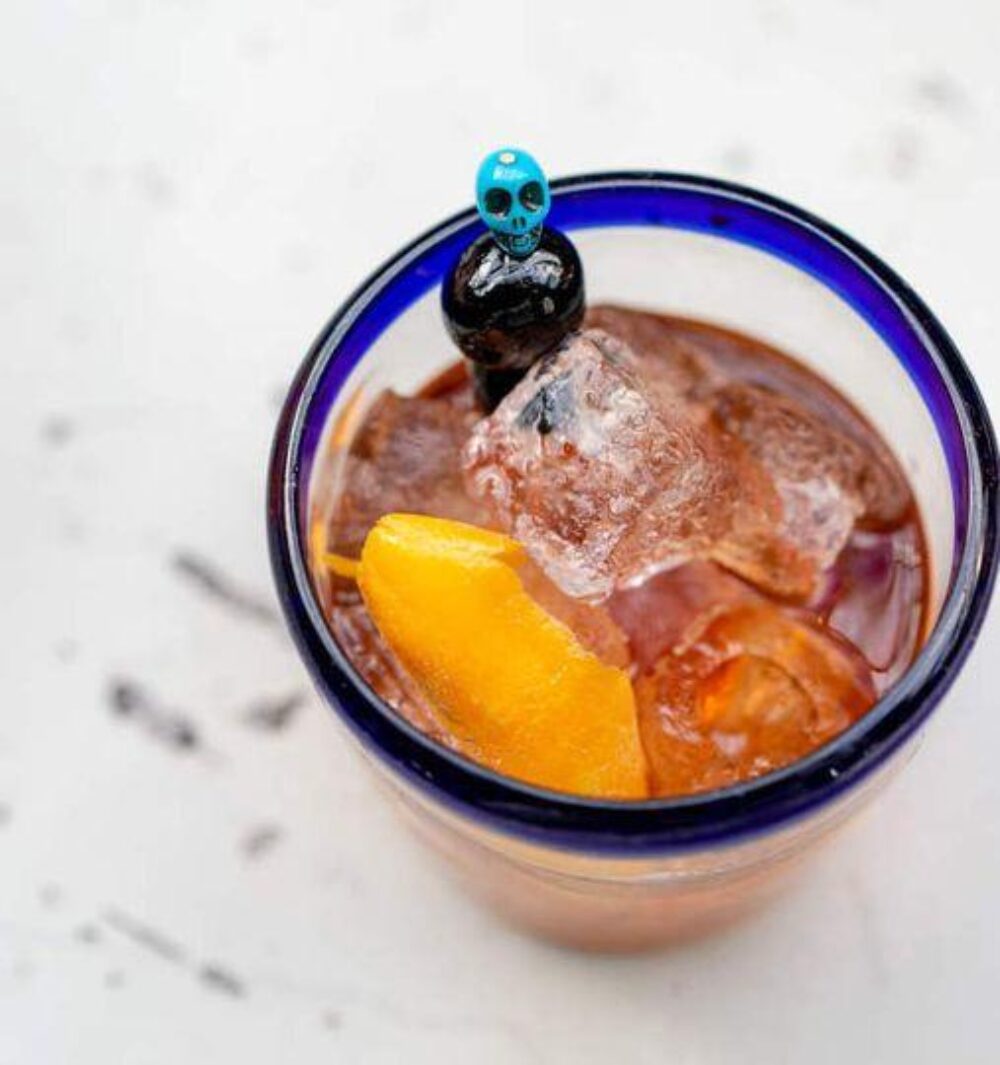 Federales Mezcal Old Fashioned for ¡Saludos Chicago! July 24 is National Tequila Day